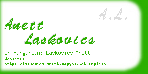 anett laskovics business card